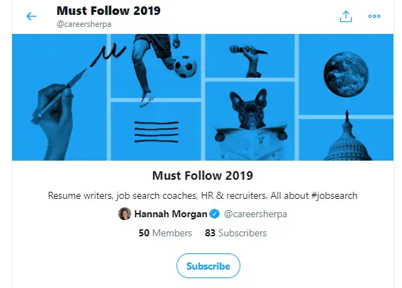 Las 50 mejores cuentas de Twitter para asesorar en la búsqueda de empleo 2019