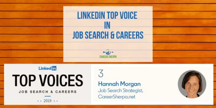 LinkedIn Top Voice en búsqueda de empleo y carreras